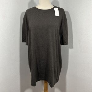 Xersion T‎ shirt Mens XL Charcoal grey Pullover Crew Minimalist Summer Beach